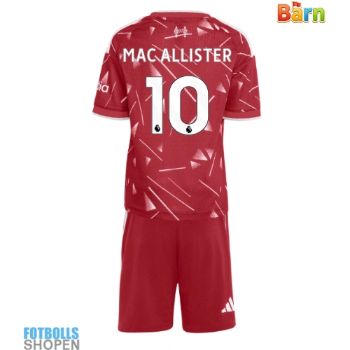 Billiga Liverpool Alexis Mac Allister #10 Hemmatröja Barn 2026-27 Kortärmad (+ Korta byxor)